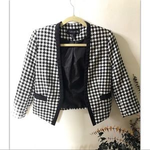 Small Forever 21 Black and White Blazer